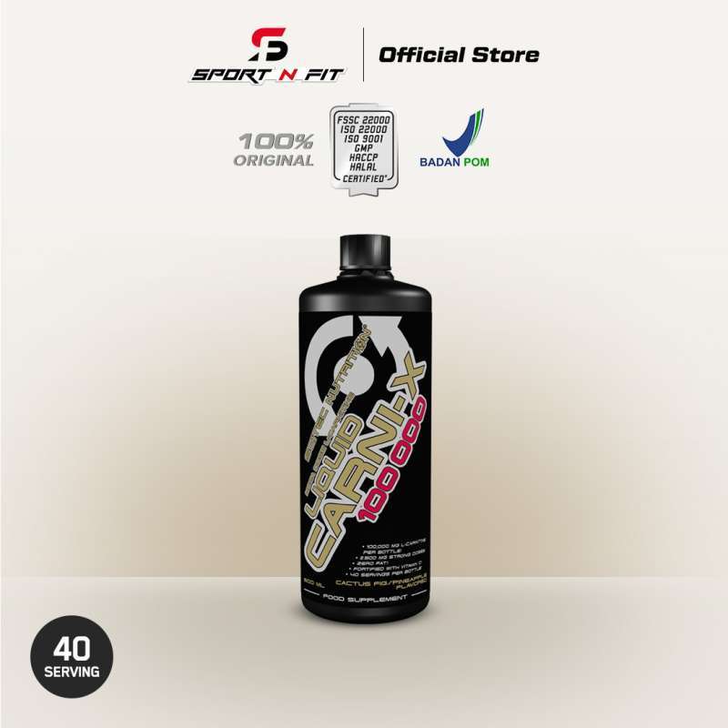 Promo Scitec Nutrition - Liquid Carni'x Fat Burner 500 Gram Pineapple  Diskon 56% Di Seller Sport N Fit - Pulo Gadung, Kota Jakarta Timur