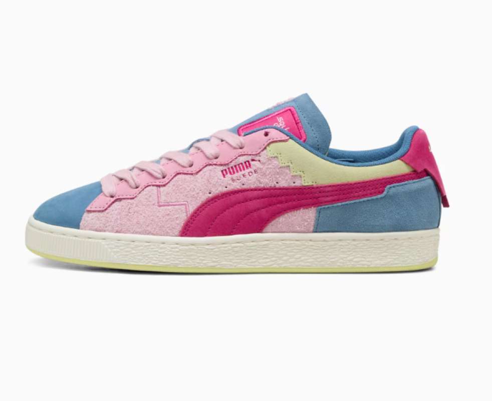 Promo Sepatu Casual Unisex Puma Suede Squid Game Blue Horizon
