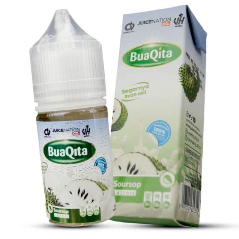 Buaqita Soursop Salt Nic 30ml By Juicenation X Cv X Hitz Di Seller  Lowcos ID - Toko Rodjo Vapestore - Kota Bekasi | Blibli