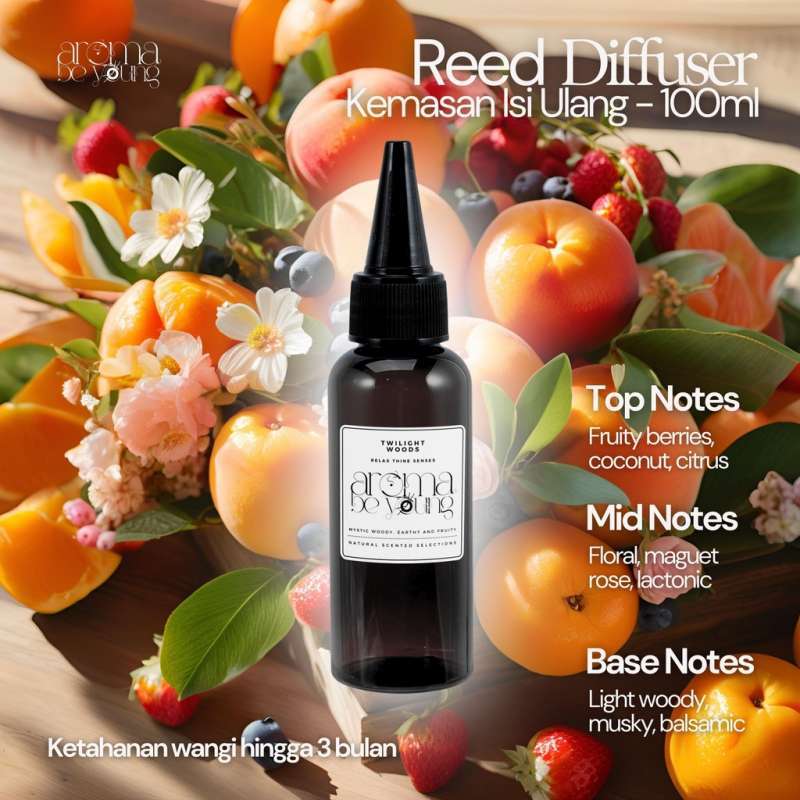 Refill Reed Diffuser 100ml Premium Free Pcs Fiber Stick Kemasan Isi  Ulang Oil Fragrance Pengharum Buluh Gratis Stik Bambu Pewangi Ruangan Cair