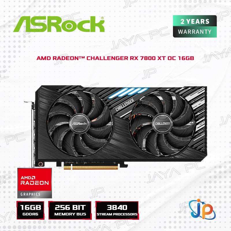 VGA Asrock AMD Radeon RX 7800 XT Challenger OC 16GB 16 GB GDDR6