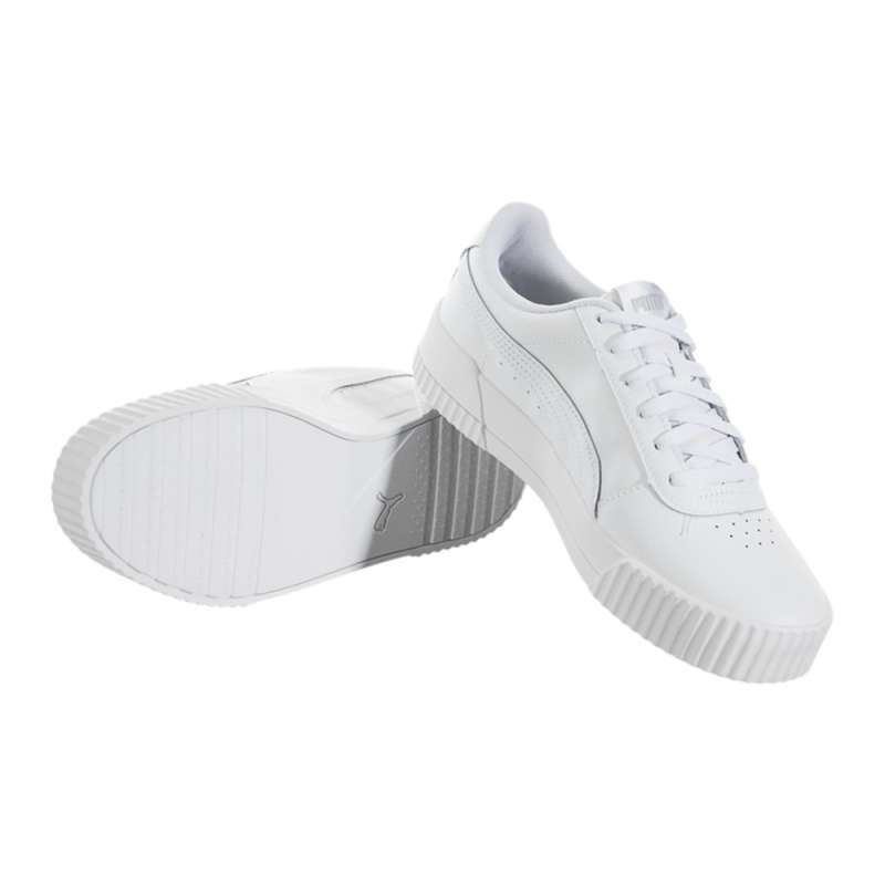 Promo Puma Carina L Womens Training Shoes White Puma Silver