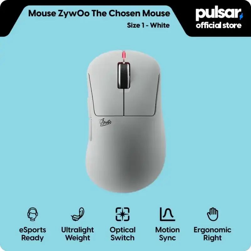 Promo Pulsar Wireless Gaming Mouse Zywoo The Chosen Mouse Size 1