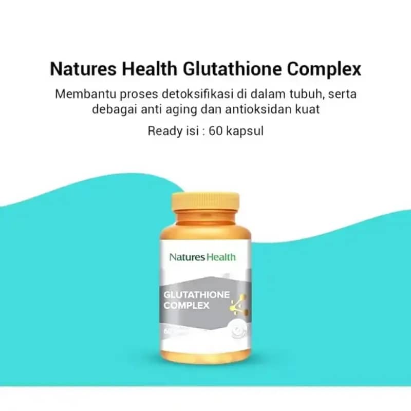 Jual Nature's Health Glutathione Complex - 60 Capsules Di Seller  Pastioriginall - Kedung Cowek, Kota Surabaya