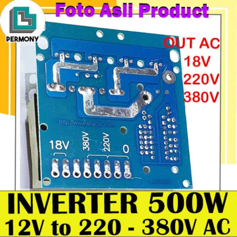 Jual Unik 500w Inverter Module Transformer Power Dc 12v To Ac 220v ...