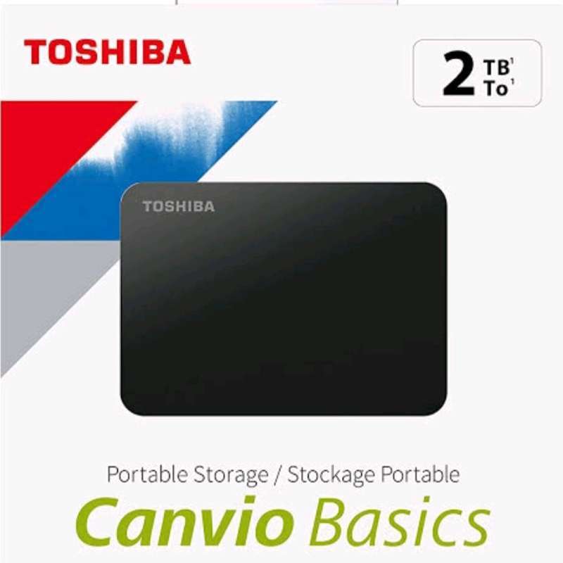Jual Toshiba Hard Disk External 2TB Canvio Basics di Seller V Shop ...