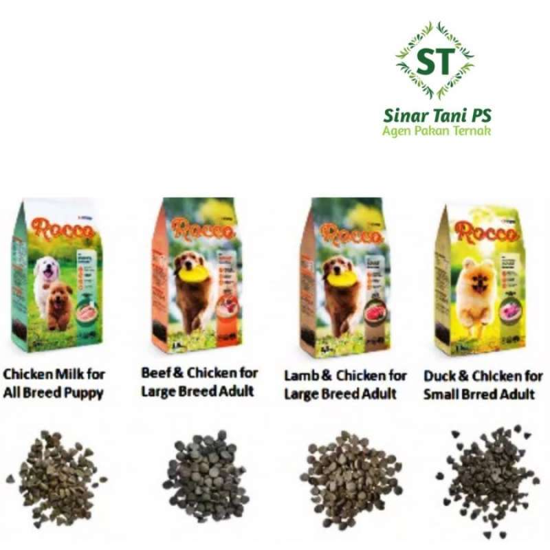 Promo Rocco Dog 1,5Kg All Variant / Makanan Pakan Anjing / Dry Food
