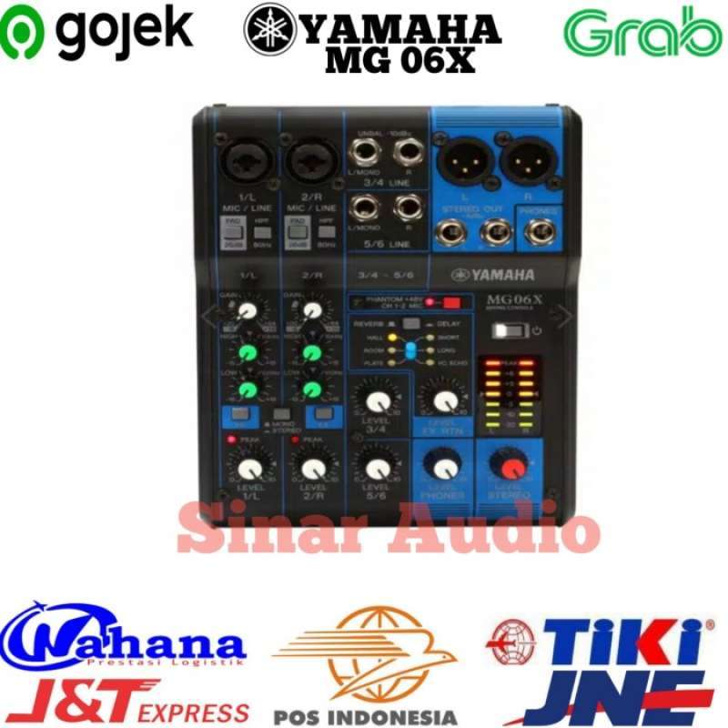 Promo Mixer Yamaha MG06X 6Channel effect vocal reverb Yamaha MG 06X