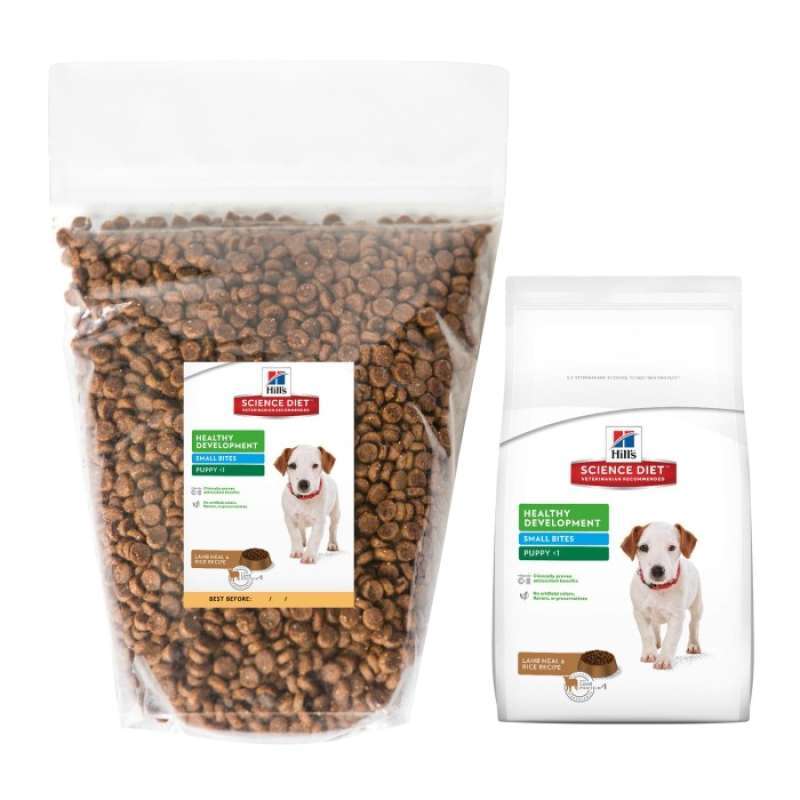 Promo Science Diet Canine Puppy Lamb & Rice Small Bites Repack 1Kg