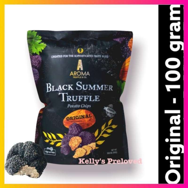 Promo Aroma Black Summer Truffle Potato Chips 100 Gram Diskon 20