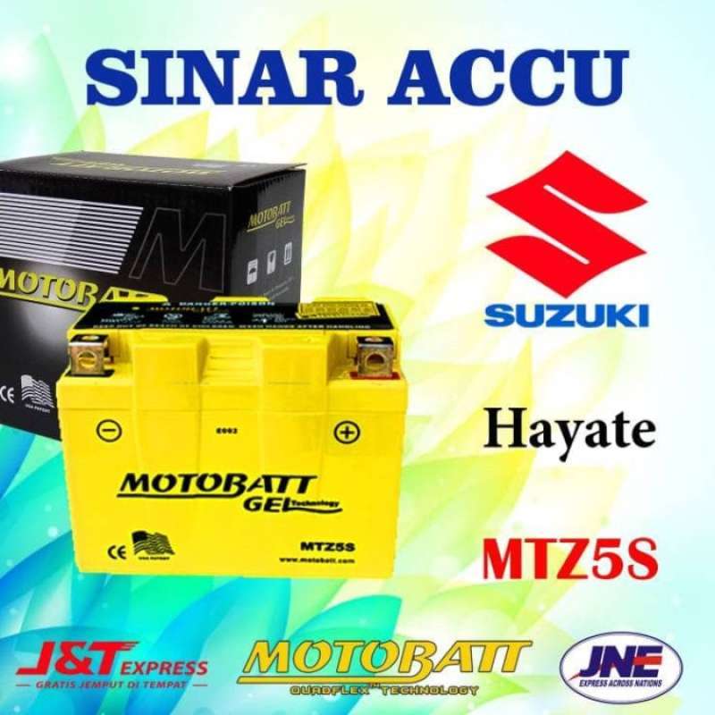 Jual Aki Motor Suzuki Hayate Motobatt Mtz5s Aki Kering Di Seller Rizky