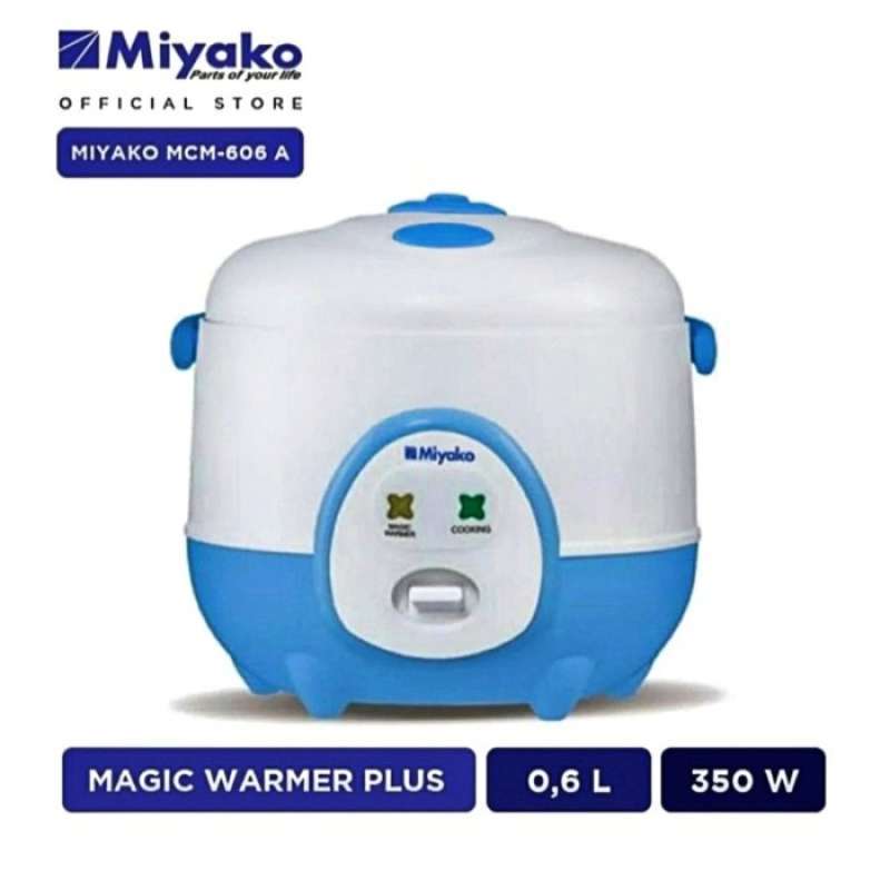 Promo Panci Teflon Magic Com Rice Cooker Miyako 0.6 Liter 100 Asli