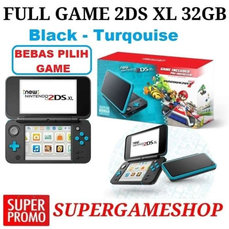 Jual New Nintendo 2DS LL New 2DS XL CFW Permanent Full Game di Seller Ancol