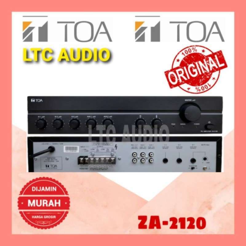 Promo Amplifier Toa Za-2120 120 Watt / Toa Za 2120 /Za 2120 Diskon 23%