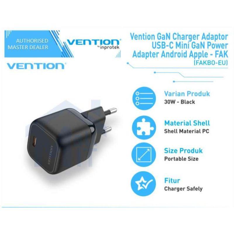 Jual Vention Gan Charger Adaptor Usbc Mini Gan Adapter Android Apple