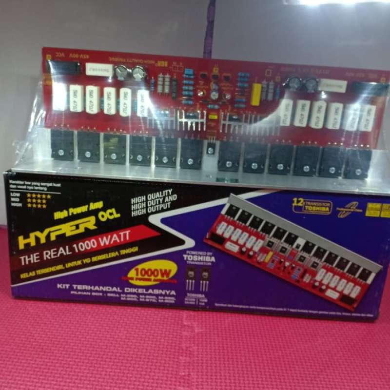 Promo KIT POWER AMPLIFIER HYPER OCL MONO 1000W Diskon 23% di Seller