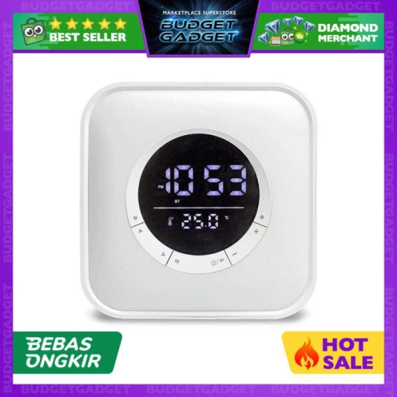 Promo Jam Meja LED Digital Clock dengan FM Radio Diskon 23 di Seller