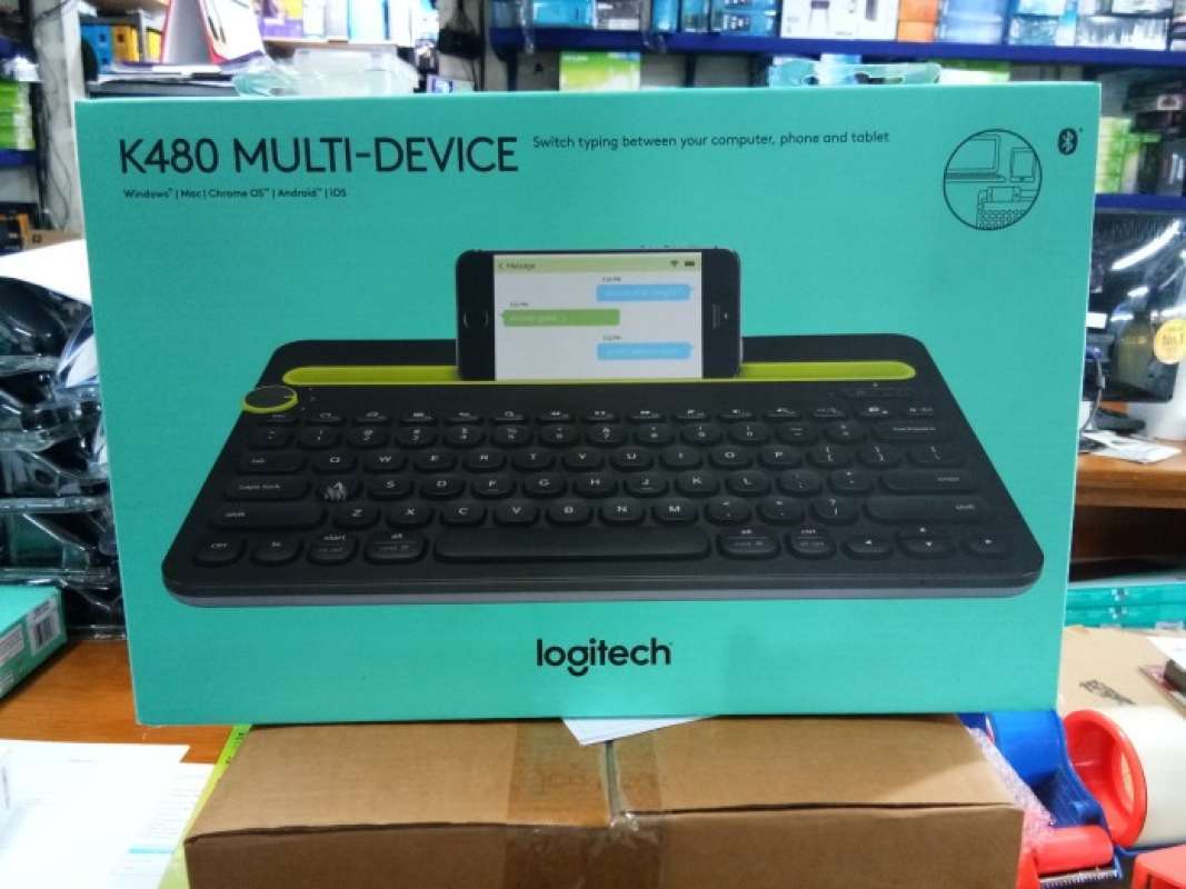 Promo LOGITECH WIRELESS BLUETOOTH KEYBOARD K480 / KEYBOARD K 480 PC