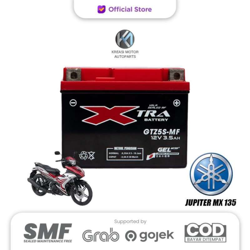 Promo Aki Motor Yamaha New Jupiter MX 135 GTZ5S XTRA MF AKI KERING