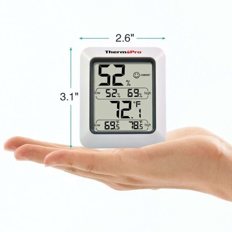 Promo Thermopro Tp50 High Accuracy Digital Hygrometer Thermometer