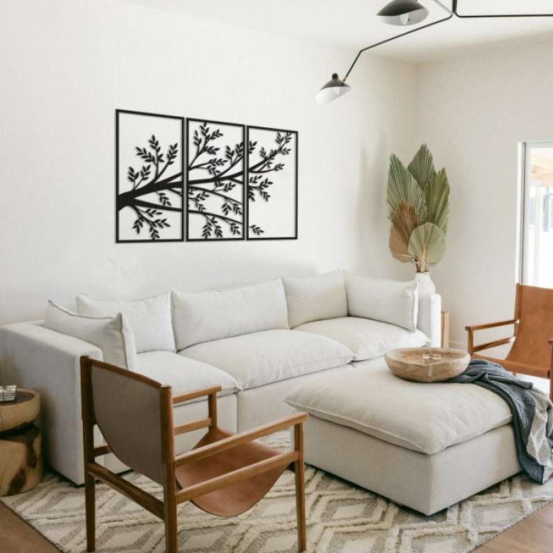 Jual Hiasan Dinding Laser Cut Tropical Tree | Wall Decor Laser Cut Kayu