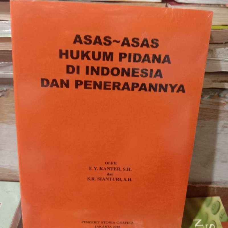 Jual Asas Asas Hukum Pidana Di Indonesia Dan Penerapannya di Seller ...