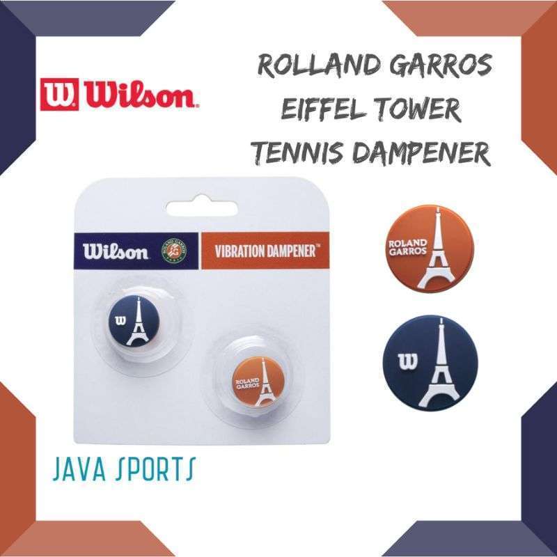 Amortisseur Wilson RG Eiffel Tower - Anti-Vibration Raquette Tennis - Bleu/Orange/Blanc