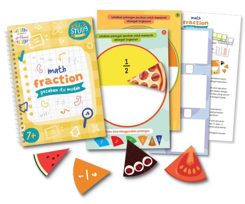 Jual Math Fraction Pecahan Itu Mudah Montessori Di Seller Zenonn