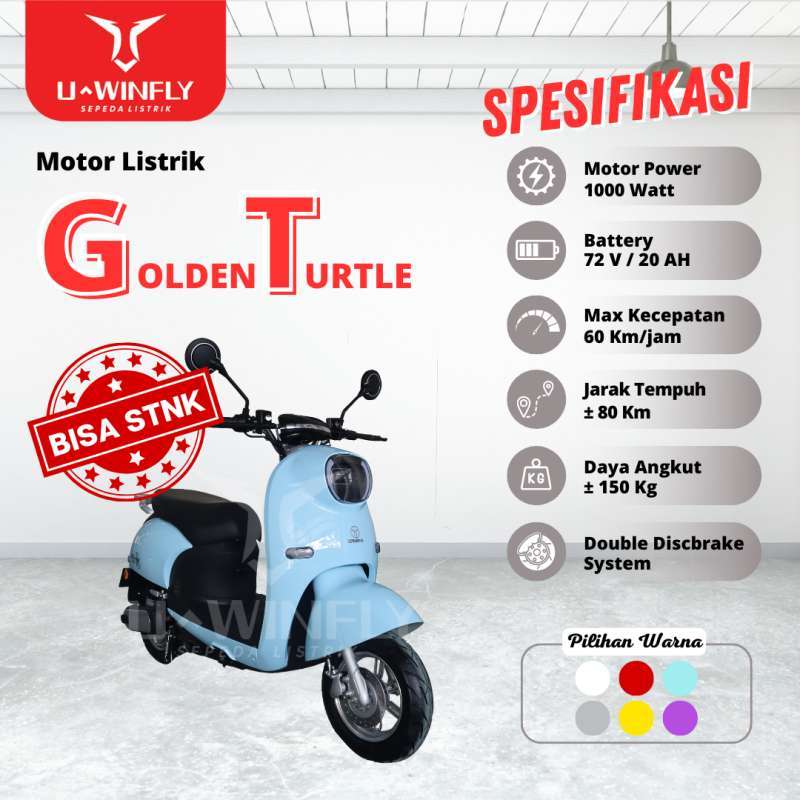 Jual Uwinfly Motor Listrik Tipe GT - Merah di Seller Uwinfly.id