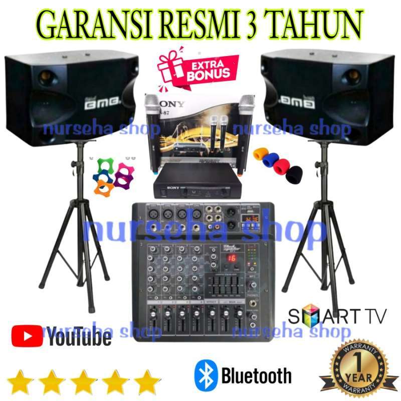 Jual Paket sound system karaoke set speaker BMB super original di