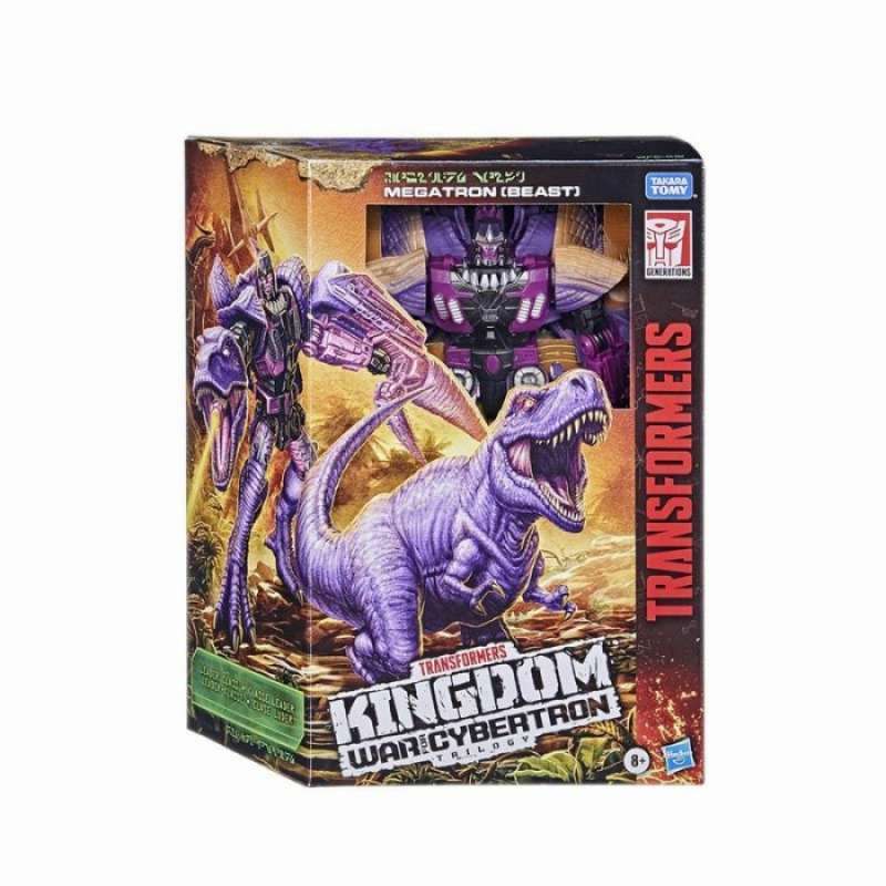 Promo Transformers Kingdom Leader T Rex Megatron Beast TFOF0698 Diskon