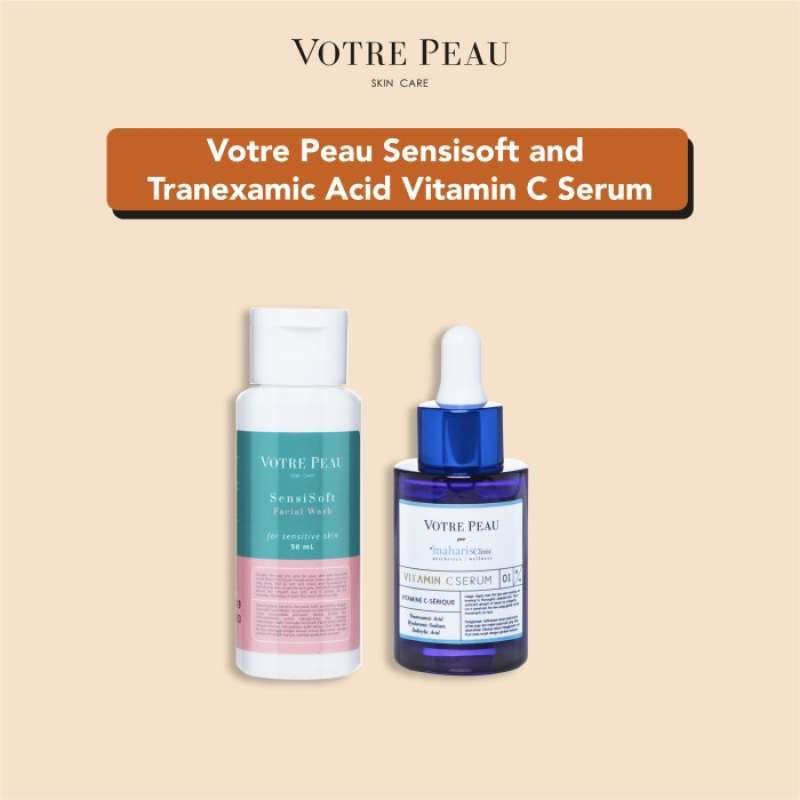 Promo Votre Peau Sensisoft and Tranexamic Acid Vitamin C Serum Diskon 23 di Seller Sentra