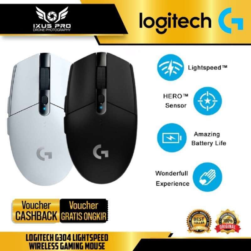 Jual Logitech G304 Lightspeed Wireless Gaming Mouse - Logitech G-304 di ...