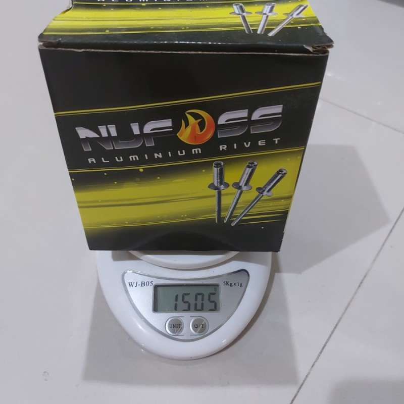 Promo PAKU RIFET RIVET 540 4 X 11 MM ALUMINIUM RIVET 540 BOX Diskon 33% ...