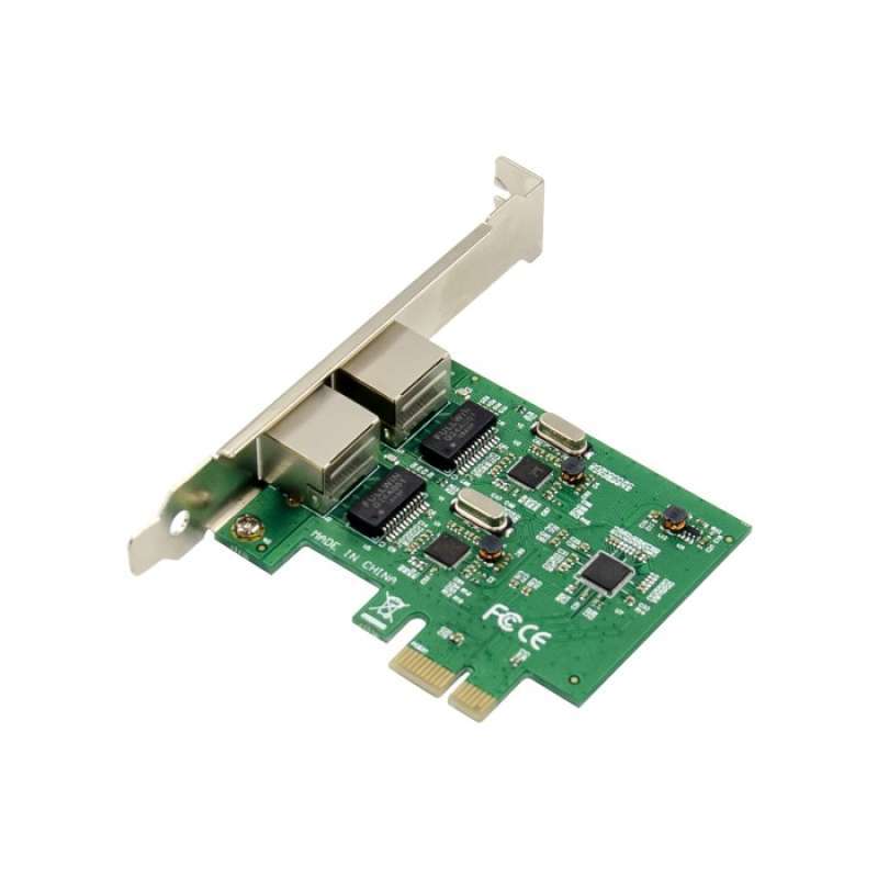 Promo Lan Card Dual 2 Port 1000 Gigabit Realtek RTL8111 Pci Express ...