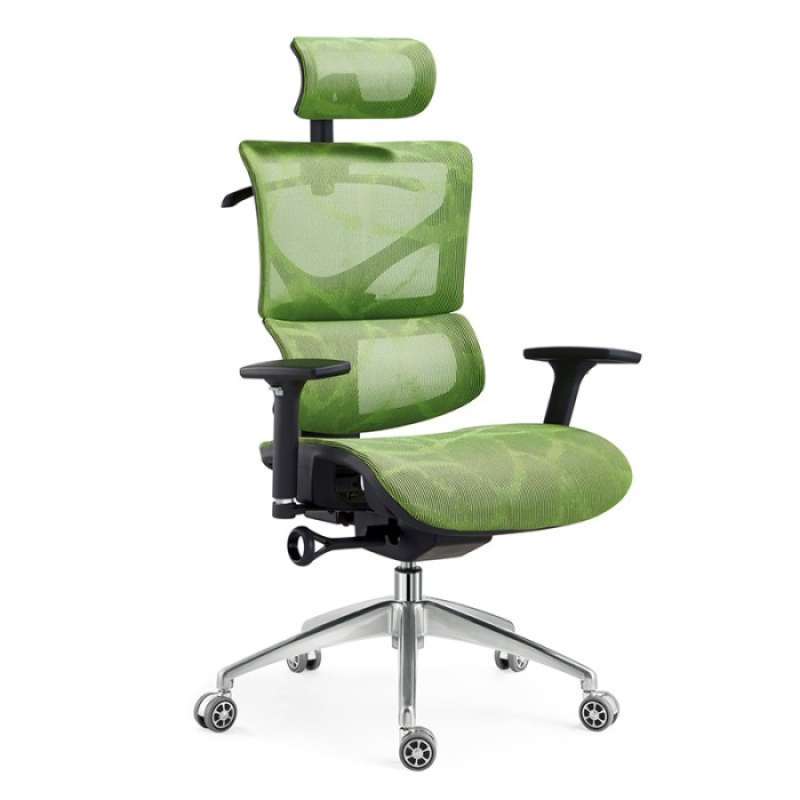 Promo Nova Ergonomic Chair Kursi Kantor Mesh Kursi Kerja Hijau Diskon