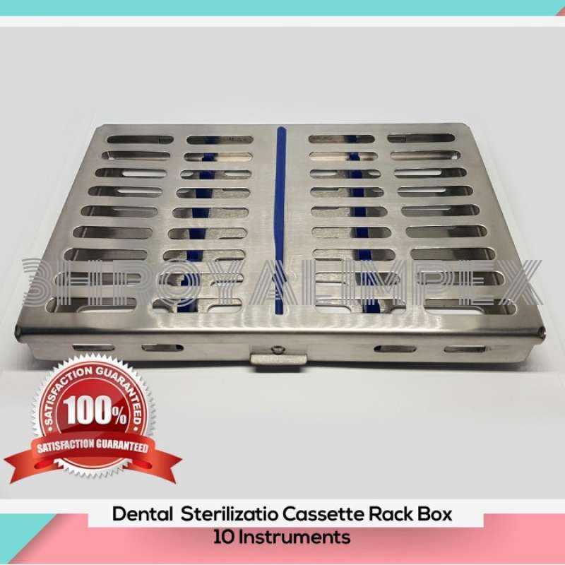 Stainless Steel Dental Sterilization Cassette Rack - Holds 20 Instruments (German Design) 7 thumbnail image