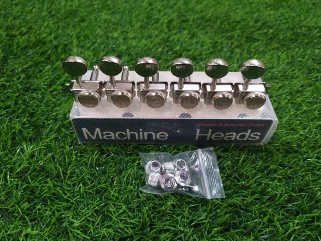 Promo Guyker Tuning machine head Vintage model locking inline 6 chrome
