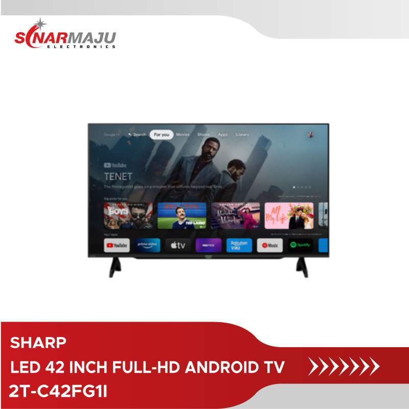 Jual LED TV 42 Inch SHARP FullHD ANDROID TV 2TC42FG1I 2TC42FG1I 2T C42FG1I di Seller Sinarmaju