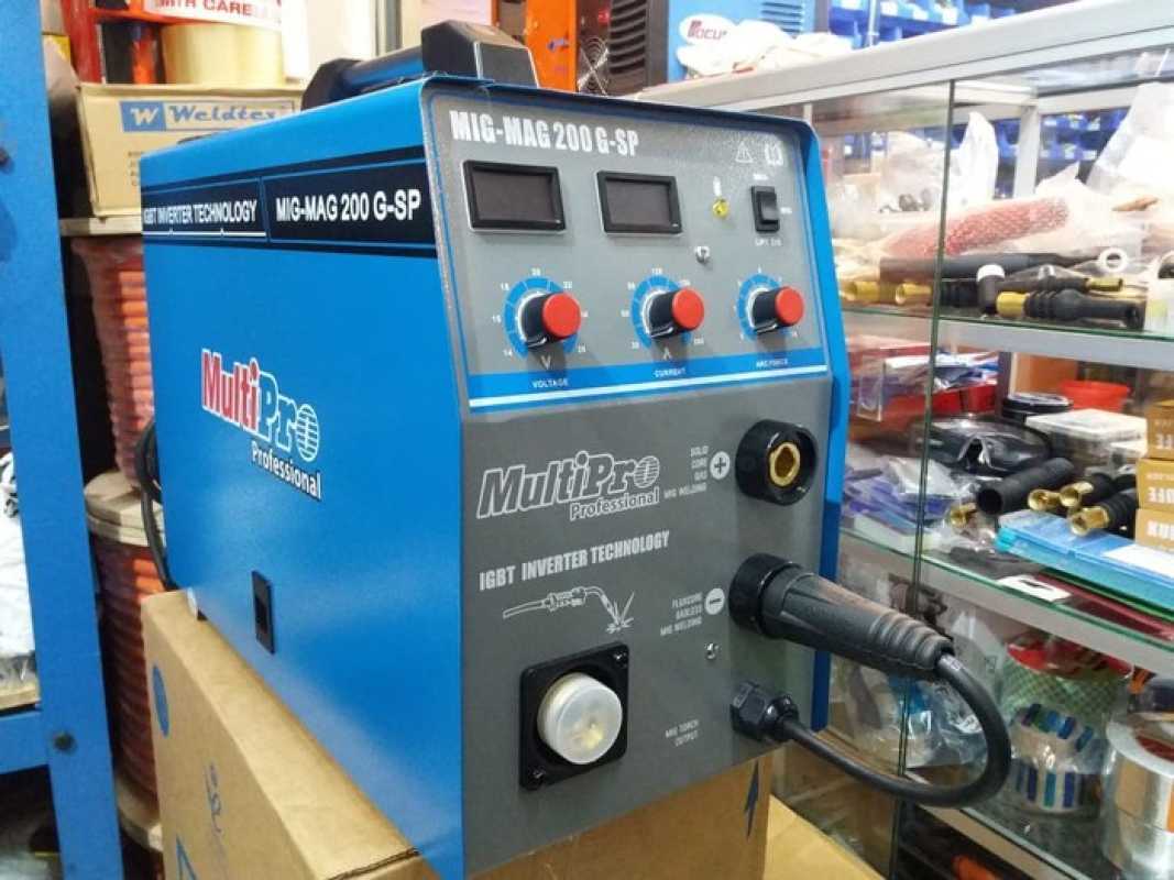 Jual Mesin Las Multipro Mig Mag 200 Gsp 3 In 1 Tanpa Gas Co Mma Tig ...