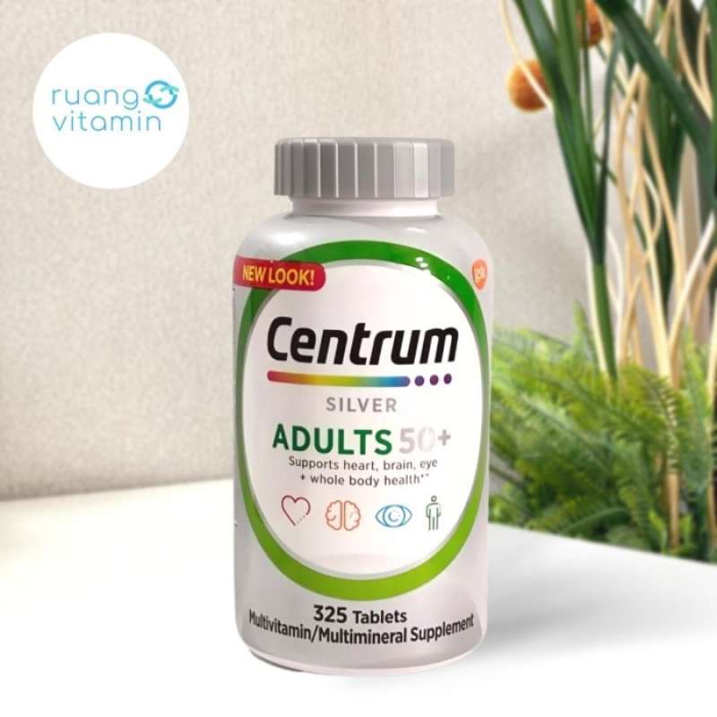Promo CENTRUM Silver Adults 50+ MULTIVITAMIN/MULTIMINERAL (325 Tablets ...
