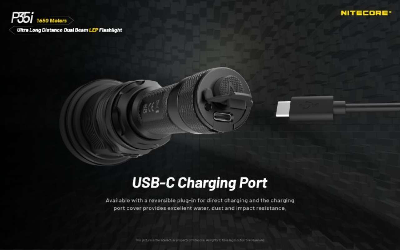 Lep Usb Jual Nitecore P35i 3000 Lumen 1804 Yard Usb-c Rechargeable Lep ...