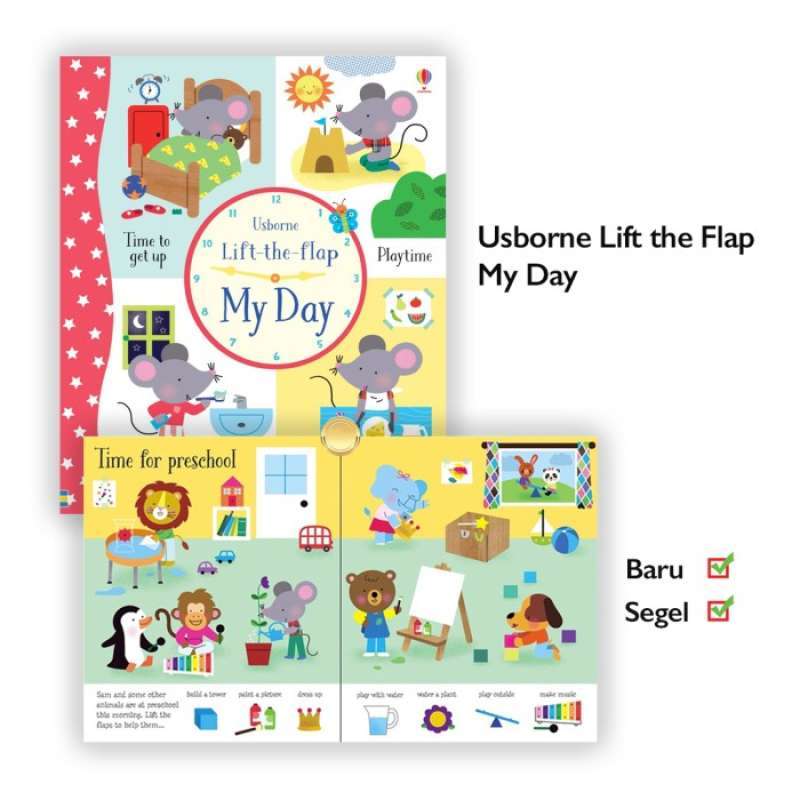 Jual Buku Usborne See Inside Lift The Flap Book Collection - My Day di ...