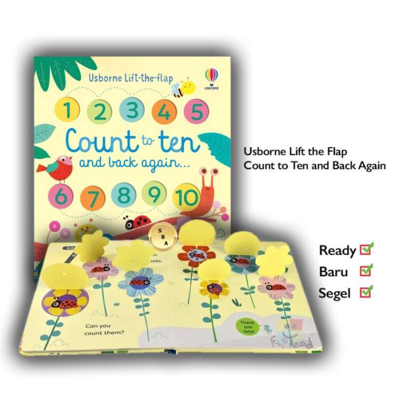 Jual Buku Usborne See Inside Lift The Flap Book Collection - Count To ...