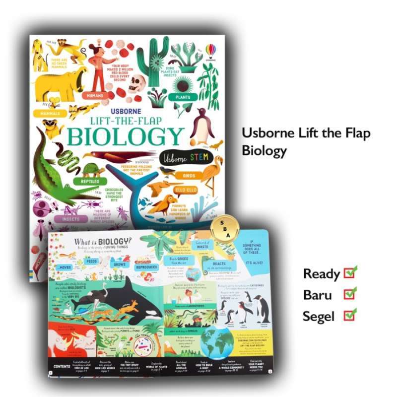 Jual Buku Usborne See Inside Lift The Flap Book Collection - Biology di ...