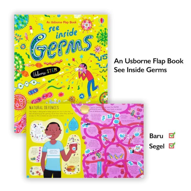Jual Buku Usborne See Inside Lift The Flap Book Collection - Germs di ...