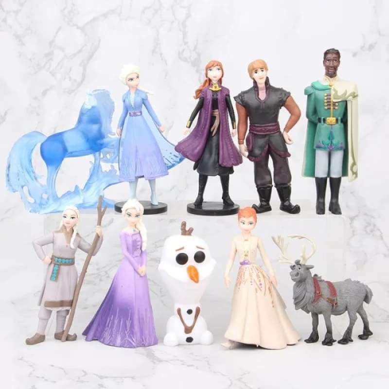 Promo Action Figure Frozen 2 Anna Elsa Olaf Kristoff Sven Isi 10 Diskon ...