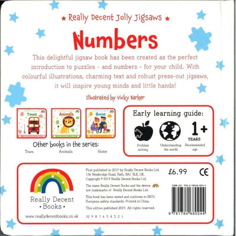 Promo BUKU BBW REALLY DECENT JOLLY JIGSAWS NUMBERS Diskon 50 di