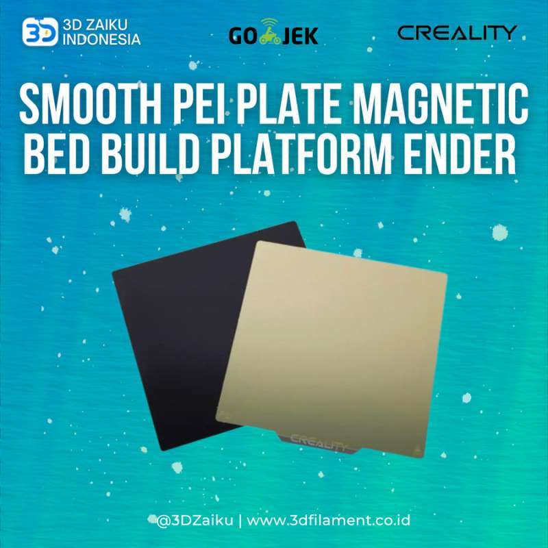 Jual Original Creality Ender Smooth PEI Plate Bed Build