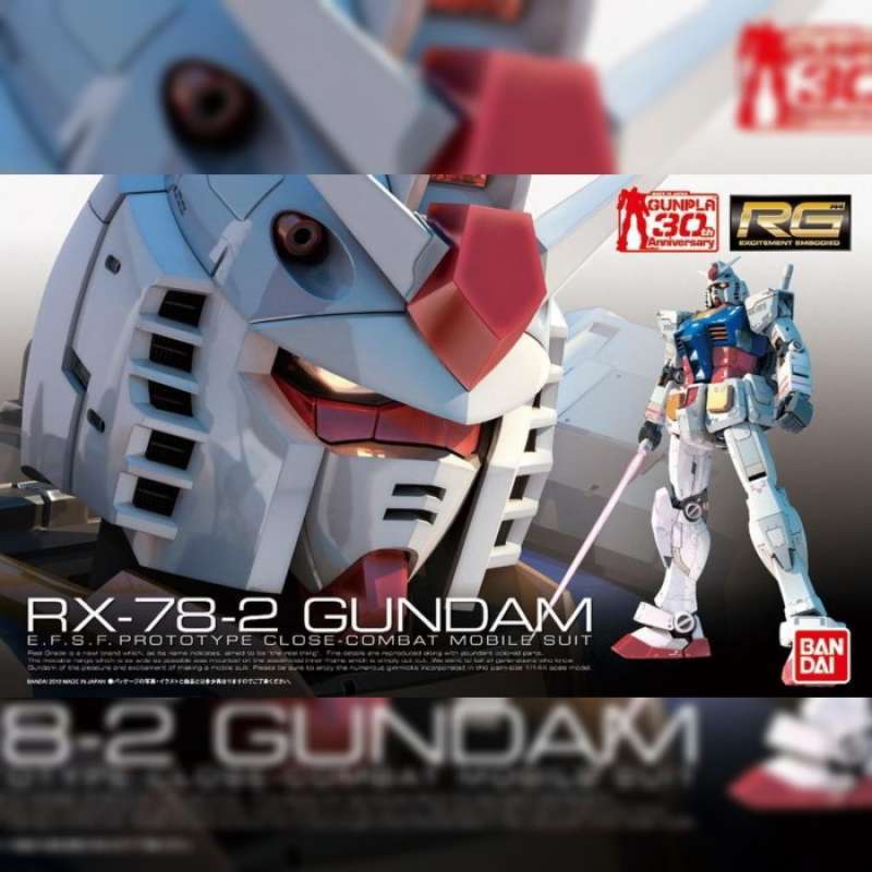 Promo Bandai Original RG Real Grade 1/144 RX 78 2 Gundam RX78 RX-78-2 ...